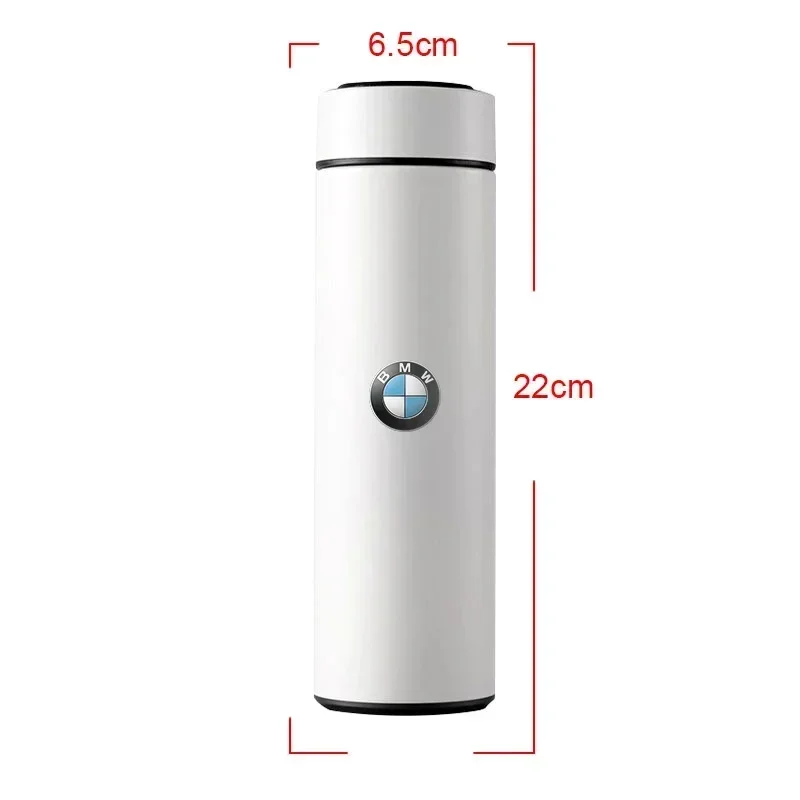 Car Smart Thermos Bottle With Temperature Display Coffee Cup For BMW F20 F40 F22 F30 E90 F32 F10 F06 F07 F46 M3 M4 M5 E60 Z4 G20