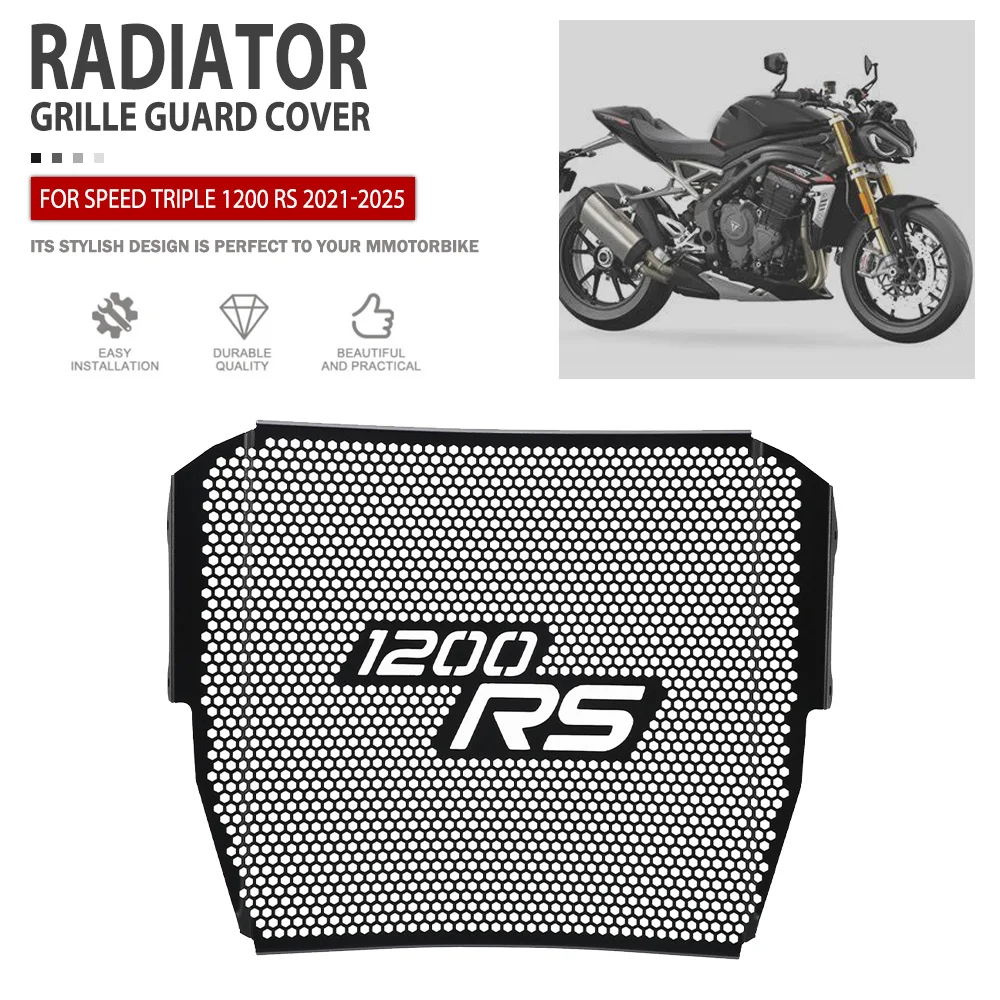 

Radiator Guard For Speed Triple 1200 RS 2021 2022 2023 2024 2025 Motorcycle Radiators Grille Cover Protector Accessories Parts