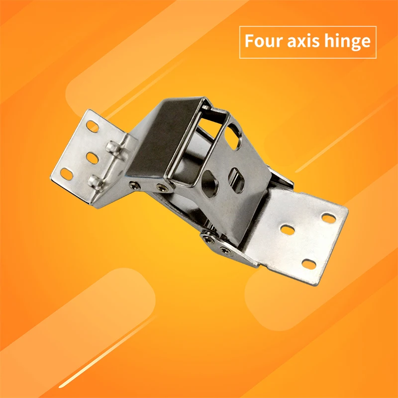 

304 Stainless Steel Inner Door Type Four-Axis Hinge B-1404 Distribution Cabinet Control Cabinet Folding Hinge Factory Pin