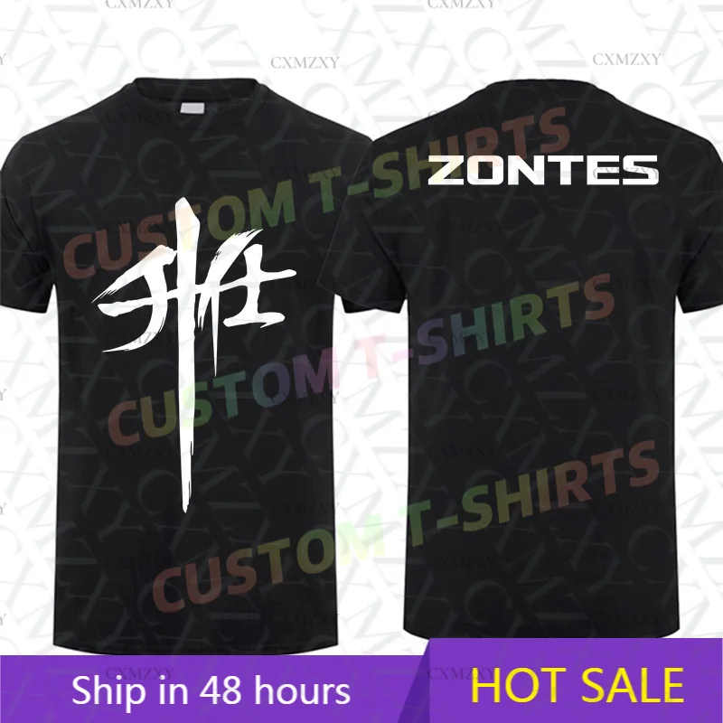 

2025 Men T Shirt Casual for Zontes G1 125 Zt125 G1 Zt125u Zt 125 U Zx T-shirt Summer Short Sleeves 100% Cotton S-3XL Cool Tee