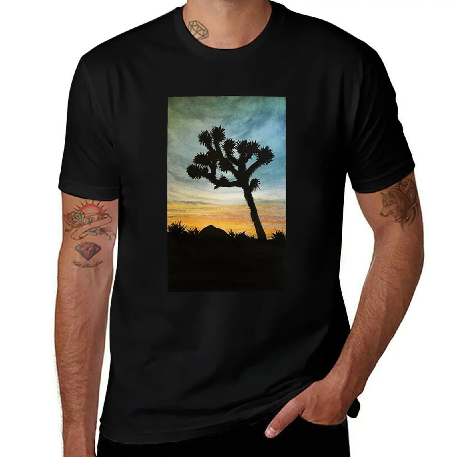 

Joshua tree T-Shirt Casual Loose Daily Wear T-Shirt