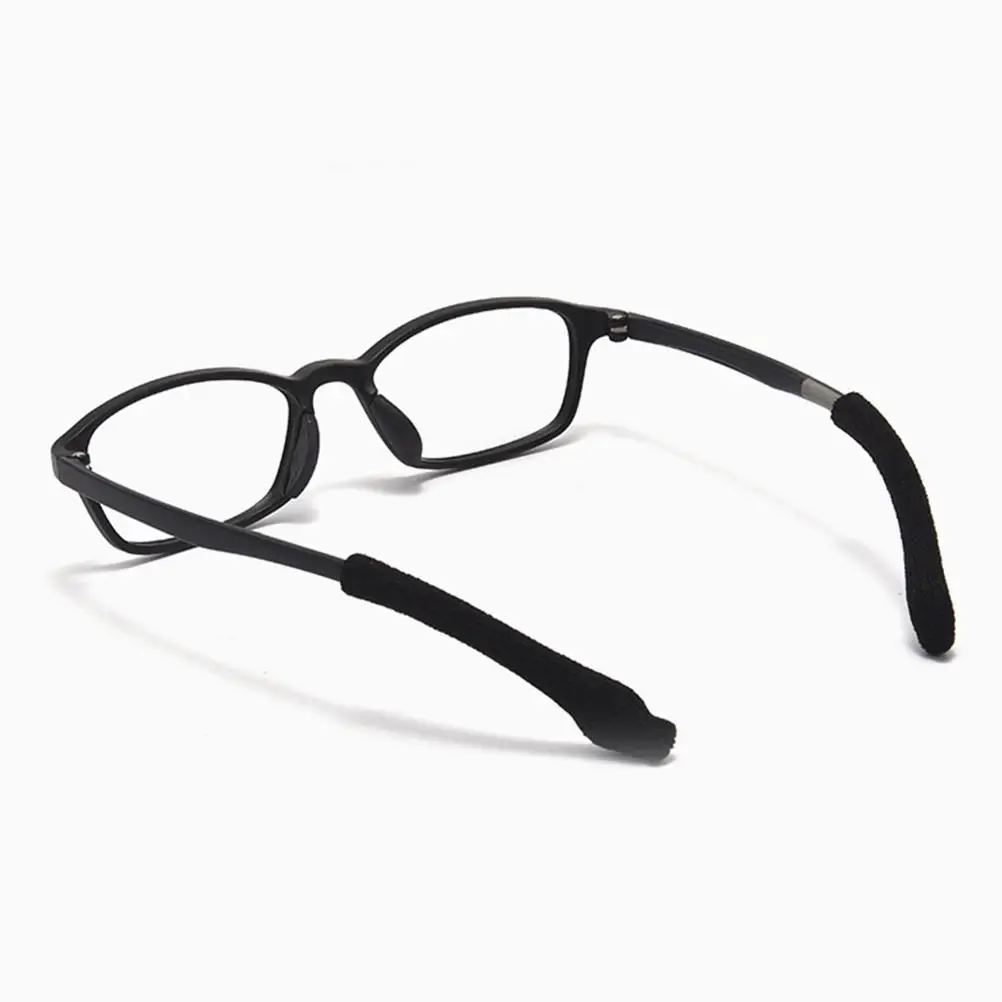2 Pcs Eyeglass Temple Tip Sleeve Anti-slip Retainer Eyeglasses Spring Grip Arm Leg Non Ear Holder