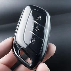 New Soft TPU Car Key Case Cover Protection For Roewe RX5 i6 ERX5 i5 RX8 RX3 For MG6 MG ZS EV EZS HS EHS Auto Styling Accessories