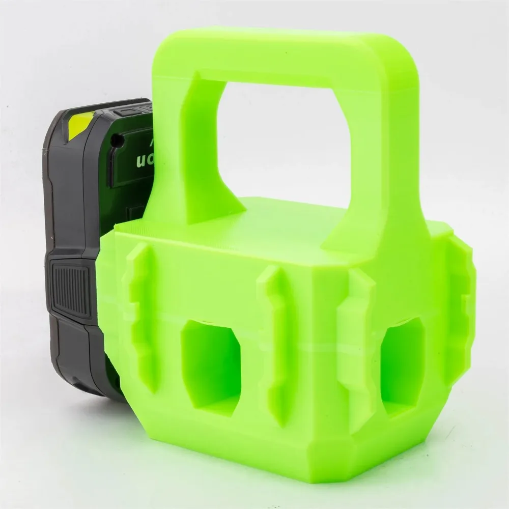 4 Slot Battery Holder Handheld Stand for Ryobi 18V ONE+ Li-ion Portable Storage Carry Case for Power Tool Battery Management