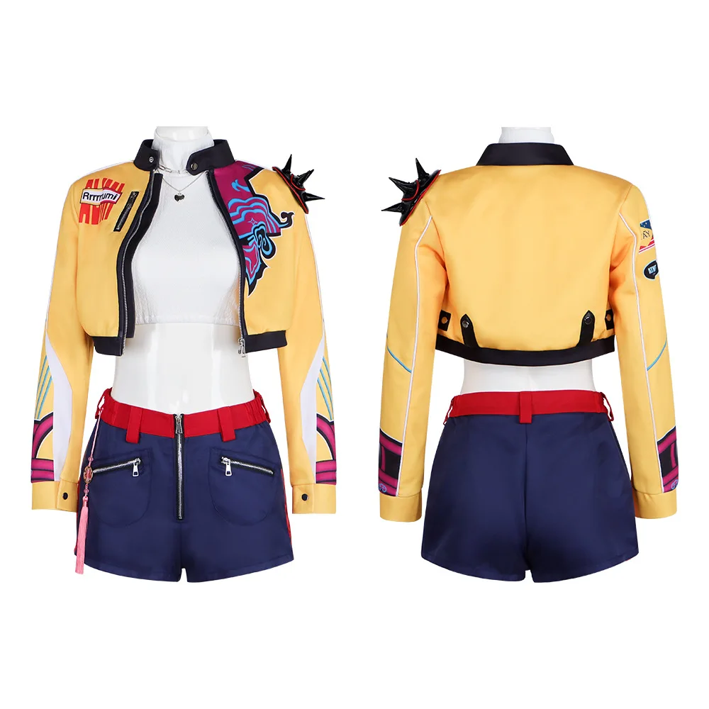 

Adult Kid Kpop Demon Hunters Cosplay Rumi Zoey Mira Cosplay Costume Or Wig