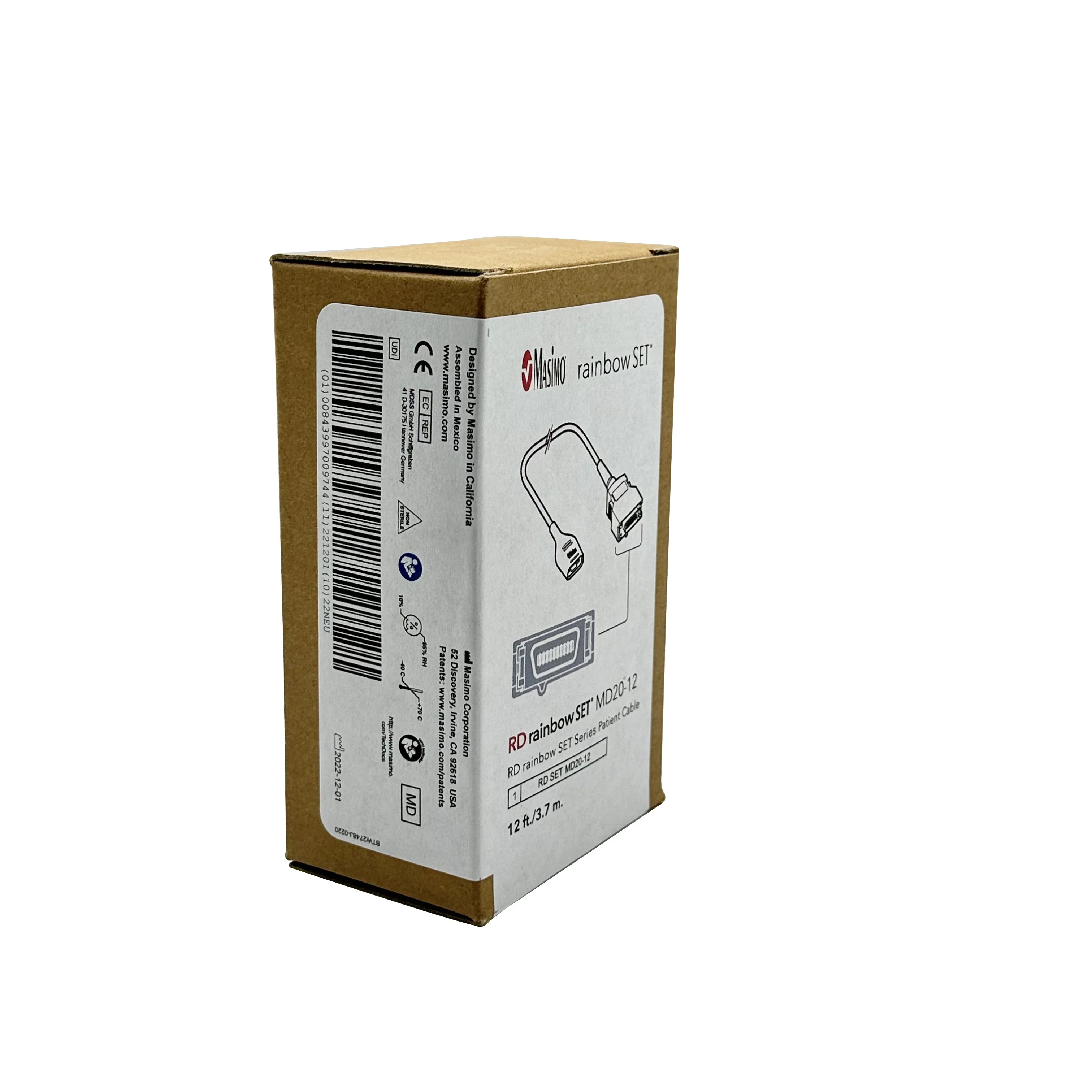 

MD20-12 4073 MasRD SET Rainbow SpO2 Extension Cable