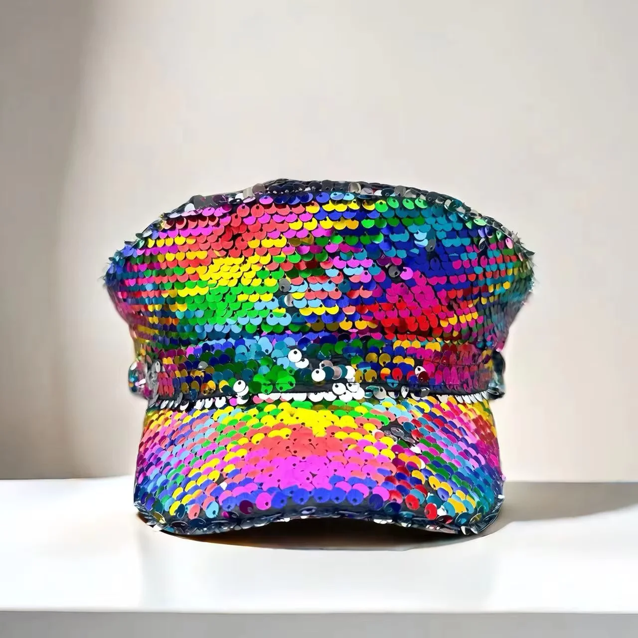 

HongLuan Colors Капитанская шляпа со стразами для Хэллоуина и фестиваля Burning Man для женщин, винтажные военные аксессуары, кепка для мужчин