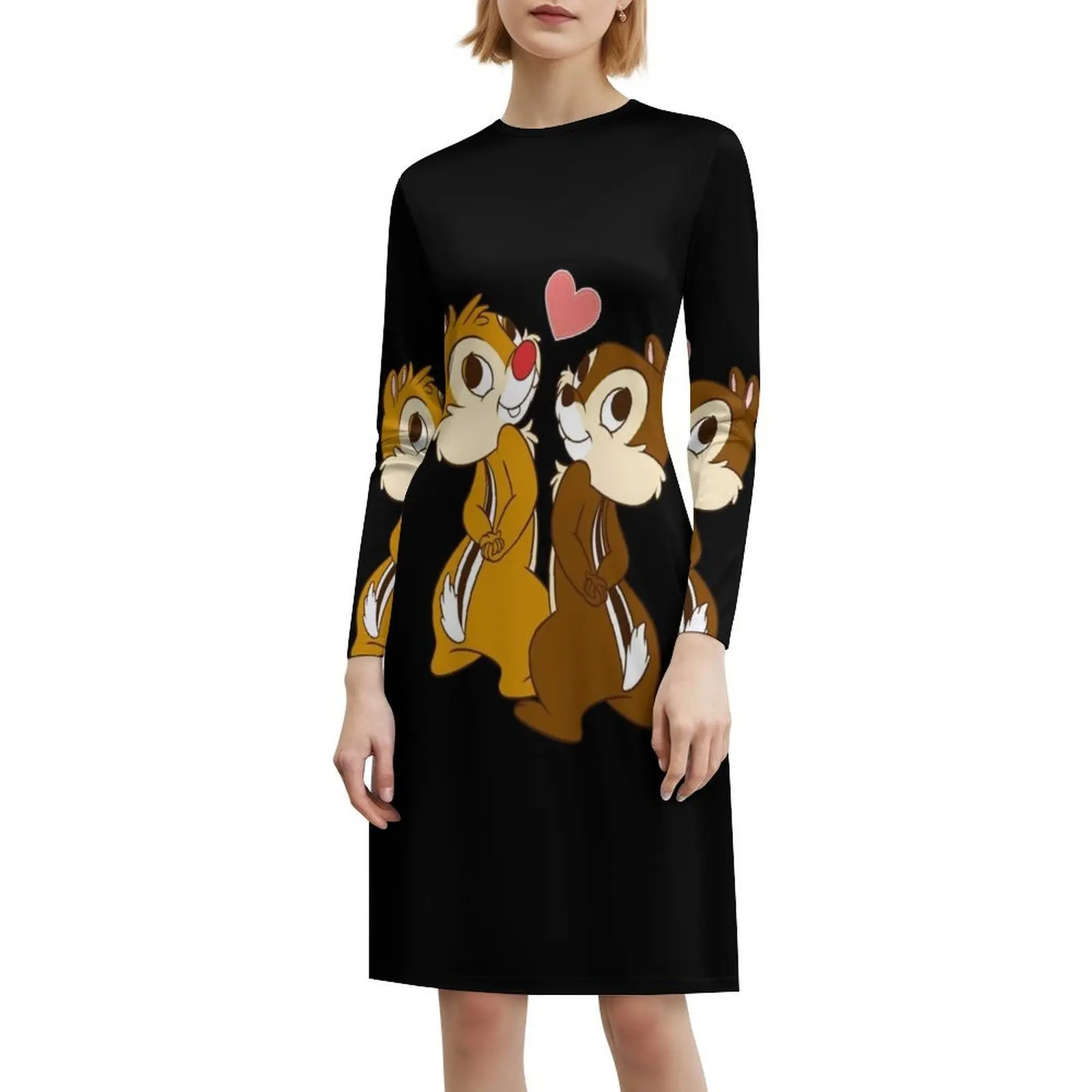 المحبة رقاقة اند ديل مضحك لحظة بوهو شيك فستان أنيق موضة شاطئ حفل زفاف ثوب رقاقة ديل تشيب اند ديل الإنقاذ الإنقاذ #6