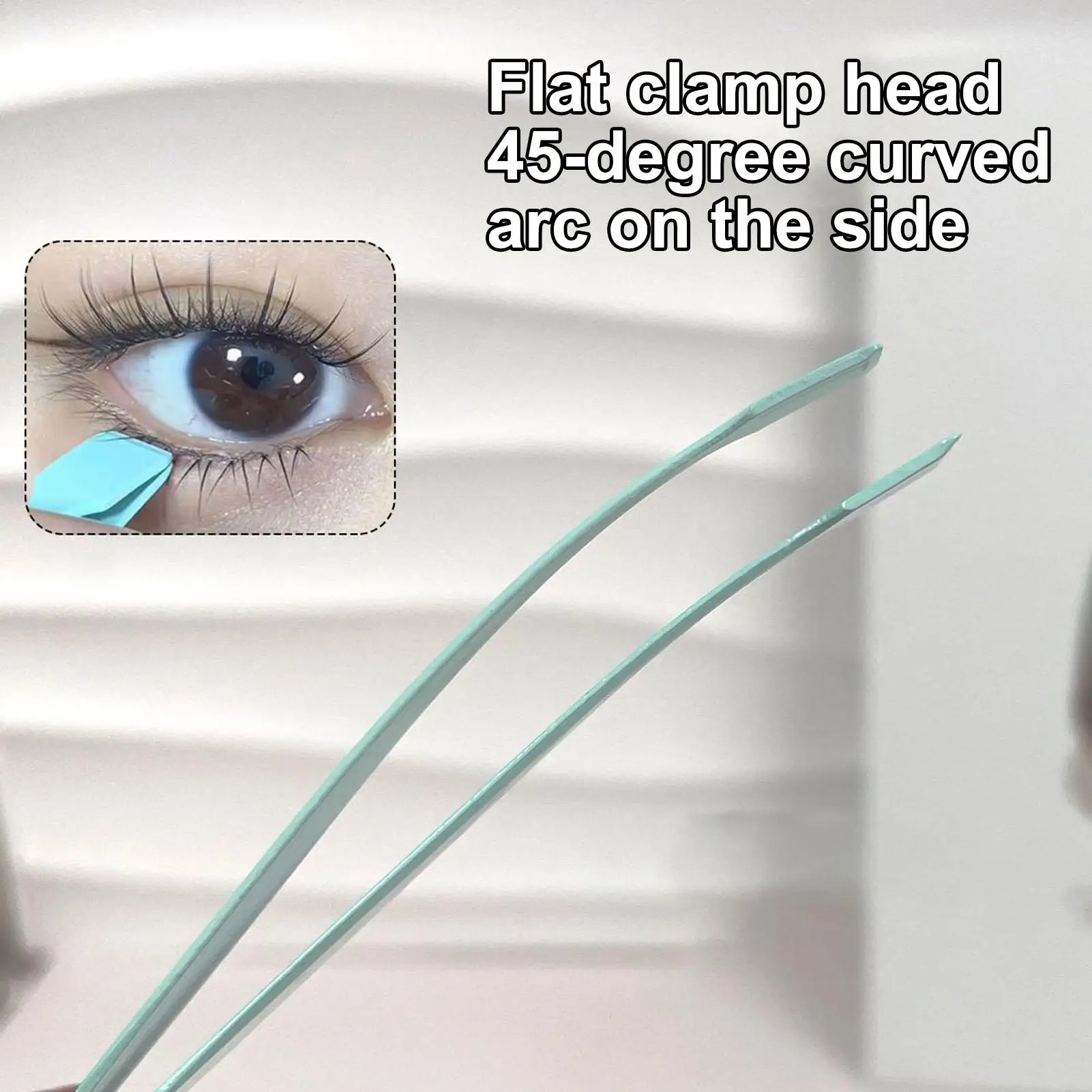 Untere Wimpernpinzette aus Edelstahl, Wimperncluster-Applikator, Wimpernapplikator-Werkzeug für Reisen und Salons zum Trennen von Wimpern – Detail 5