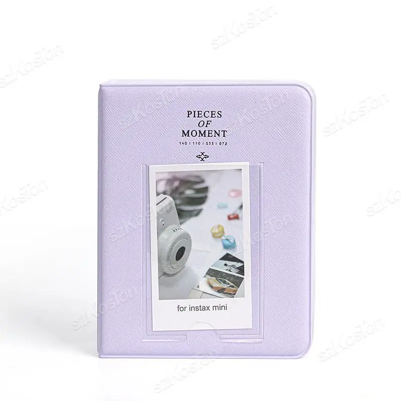Фотобумага для хранения, 3 дюйма, 64 кармана, фотоальбом для камеры Fujifilm Instax mini 12/11/9