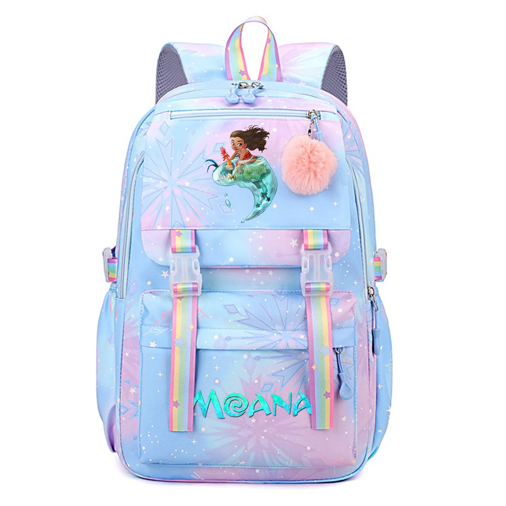 Disney Moana Student Teenager Children Knapsack Schoolbag Rucksack Women's Backpack Boys Girls Bookbag Bag Mochila Gift