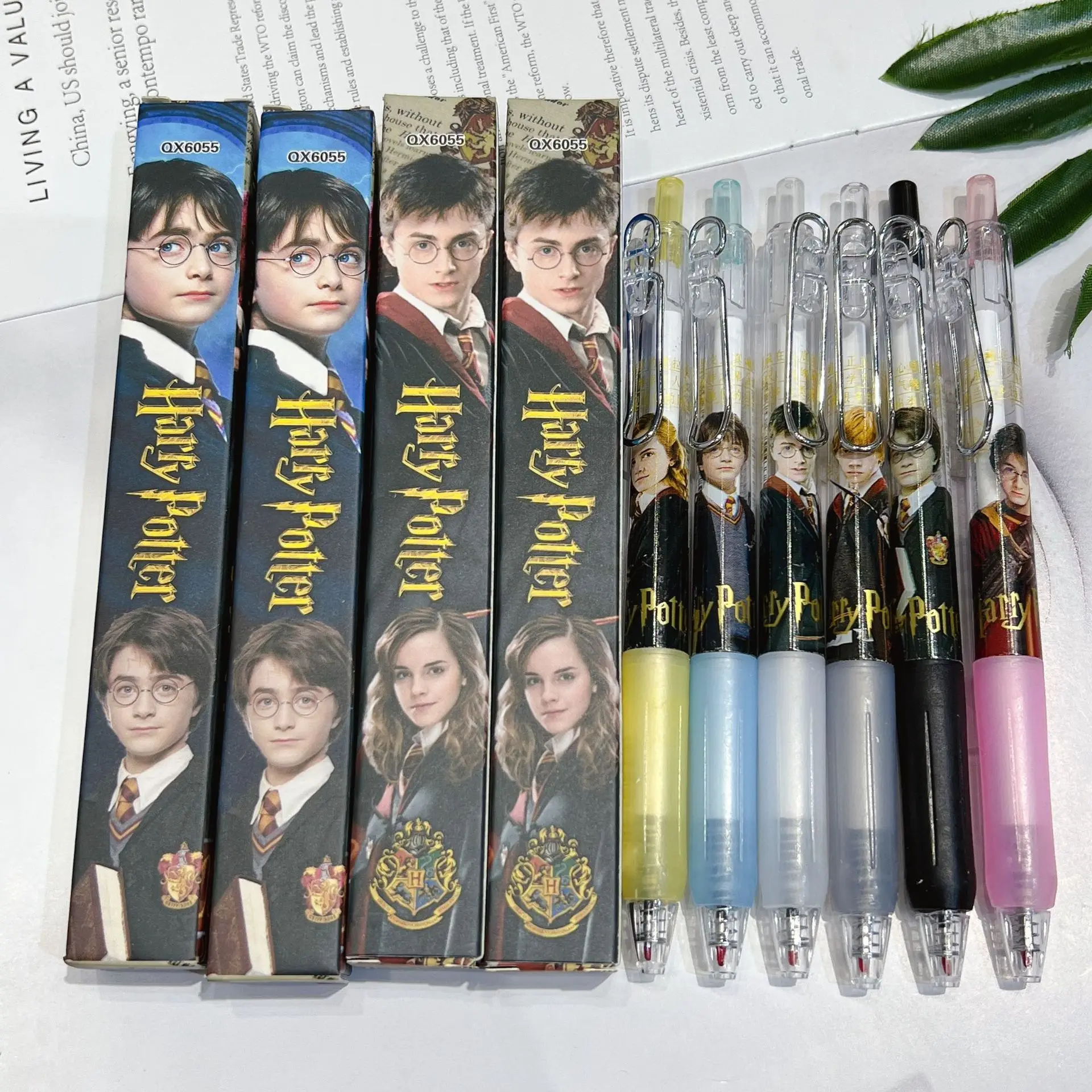 2024 Harries Potters 0.5mm Pen Fun and Cute Student Touch Pen Learning Stationery School Office Supplies Back To School Gifts