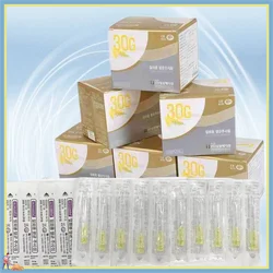 100/50 Painless small needle painless beauty ultrafine 30G * 4mm , 30G * 13mm , 30G * 25mm syringes Korean Needles Eyelid Tools