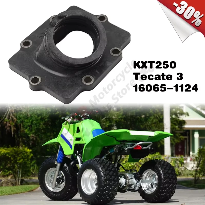 

CARBURETOR INTAKE MANIFOLD,FOR KAWASAKI KX250-D1 KX250-D2 KXT250 TECATE 3 1986-1987,P/N:16065-1124
