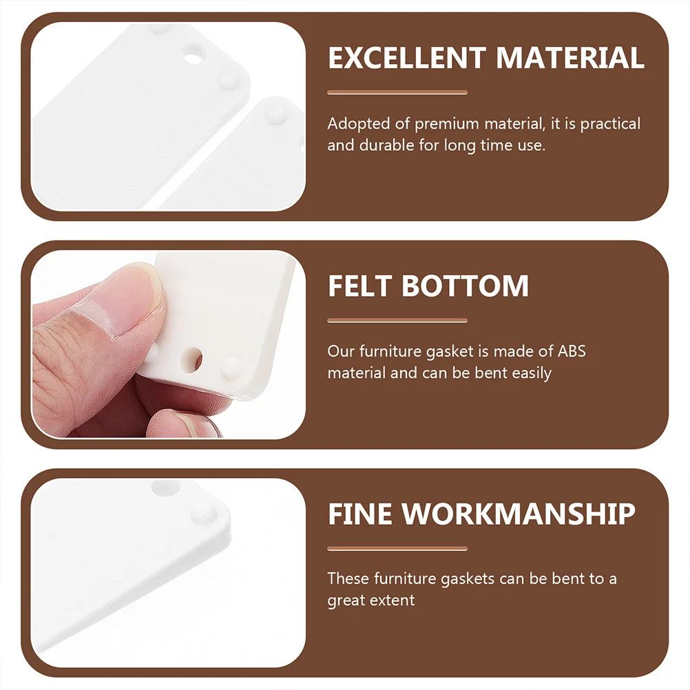 

18Pcs Furniture Shims ABS Durable Leveling Shims for Tables Sofas Cabinets Home DIY Stabilizer Toilet Shim Construction Shim