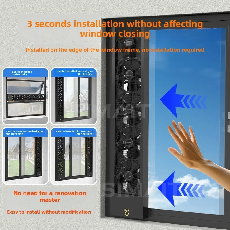 No Punching Window Exhaust Fan, Exhaust Fan, No Installation, Strong Silent Speed Regulation, Household