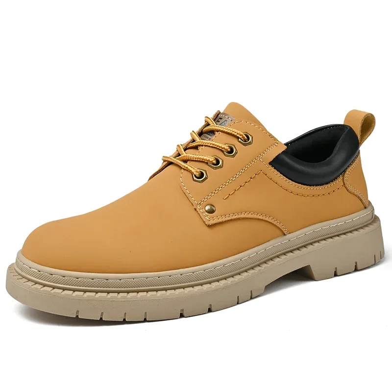 Classic Brand Casual Shoe for Youth Men Thick Soled Shoe Top Quality Walking Boat Shoe for Men Comfortable Wearable Drive Boots