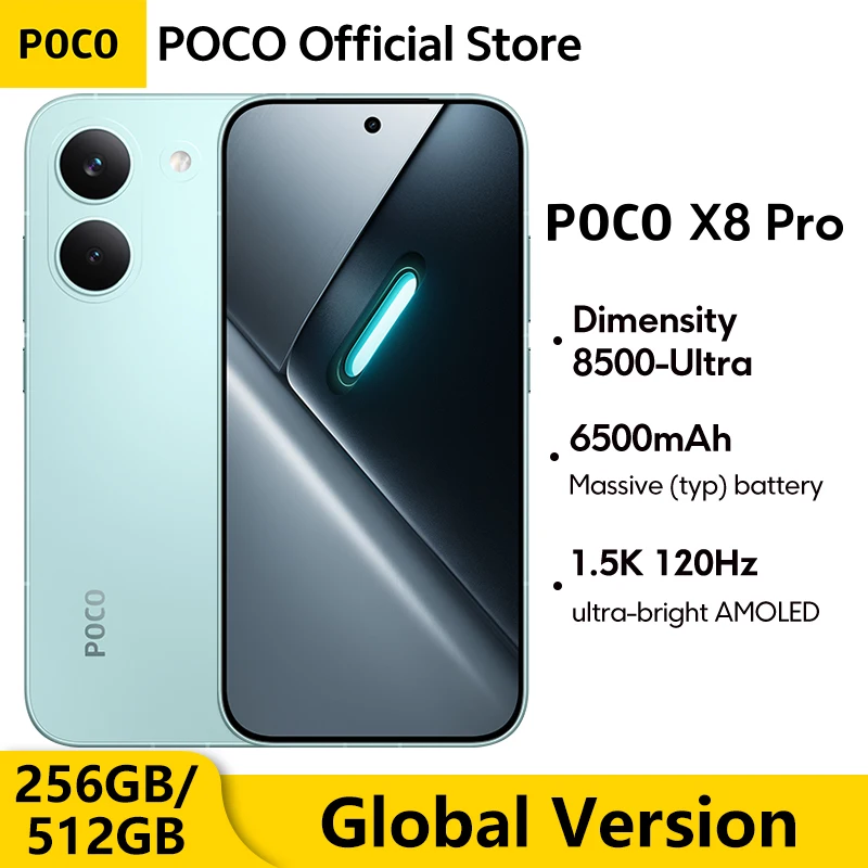 POCO X8 Pro Global Version 【World Premiere】Smartphone Dimensity