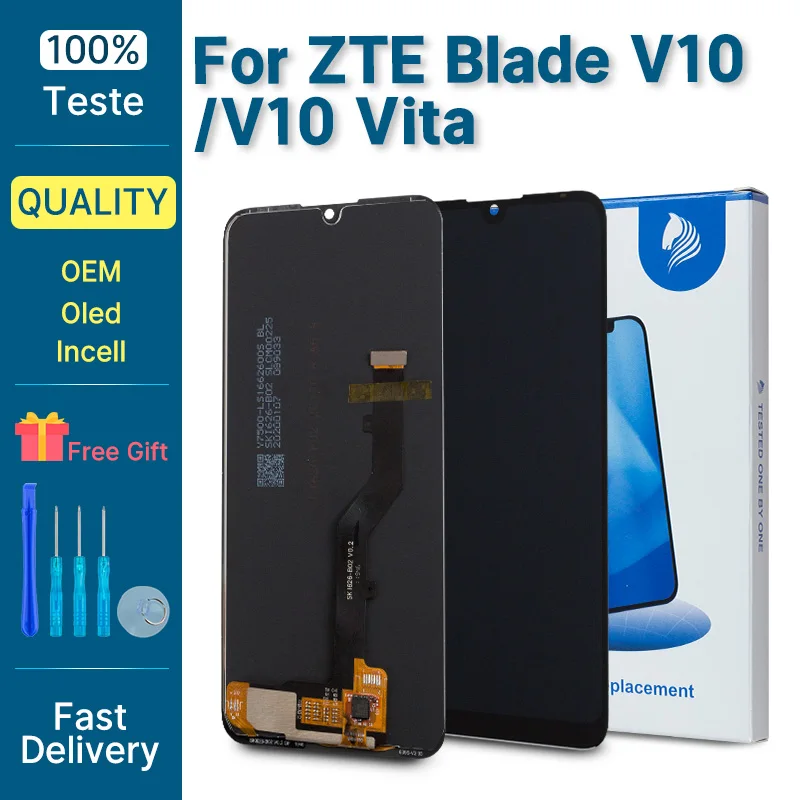 Pop Premium para ZTE Blade V10 LCD pantalla táctil digitalizador montaje de repuesto para ZTE Blade V10 Vita Panel de visualización con T