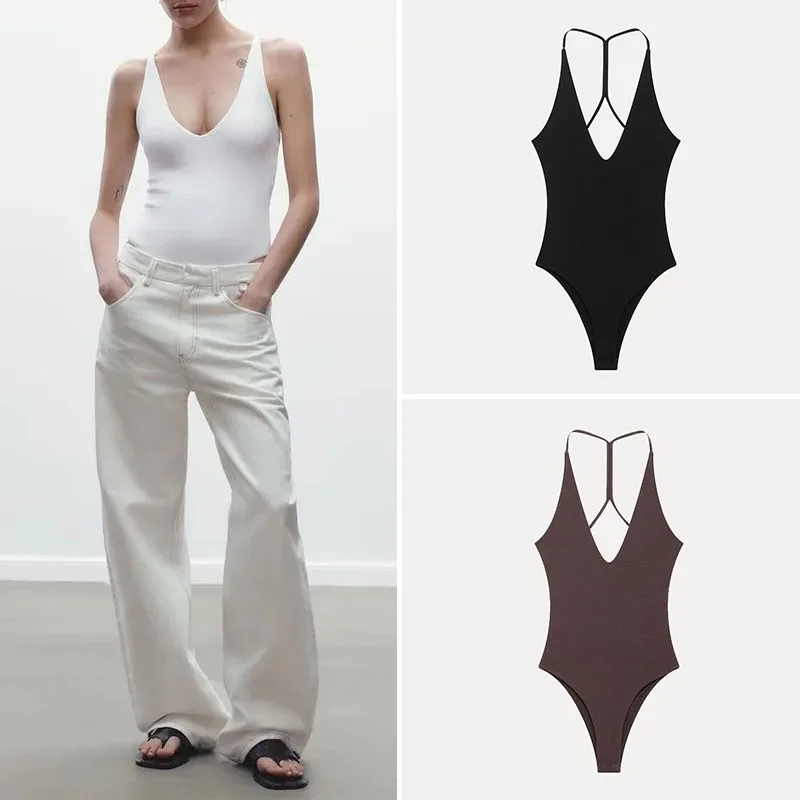 Z Street Sle High Waist ort Sve round Ne Piece Suit Women's Faion Slim Fit High Waist Polyester Fiber