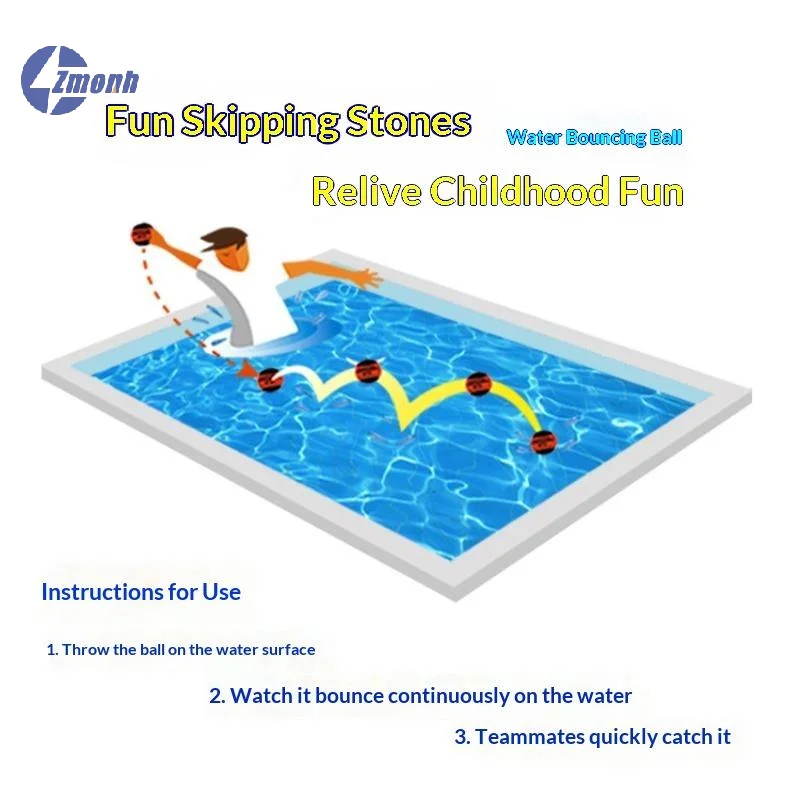 New！1PCS Kids Adult Water Bouncing Ball Ocean Pool Beach Sports Swimming Equipment Water Bouncing Ball Beach Water Ball