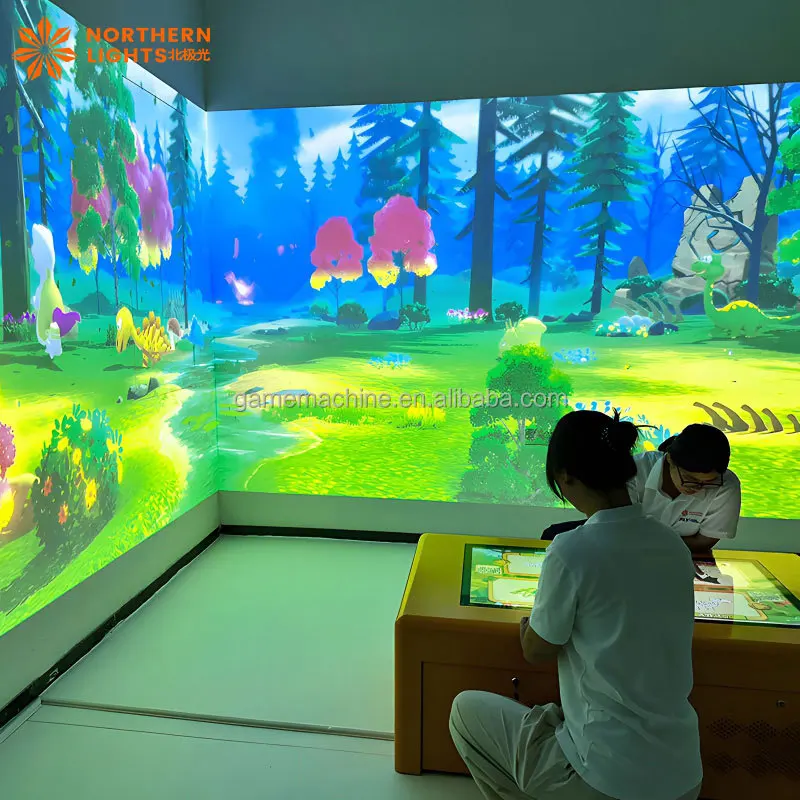 Interactive Projector Games Magic Painting Wall Projection Touch Table Screen Drawing Projection For Amusement Park