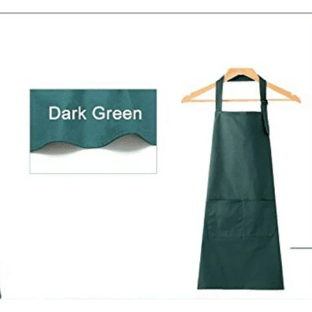 

Green Kitchen Chef's Home Apron Adjustable for Cooking, Baking, Gardening, Crafting, BBQ,Working, Harvest