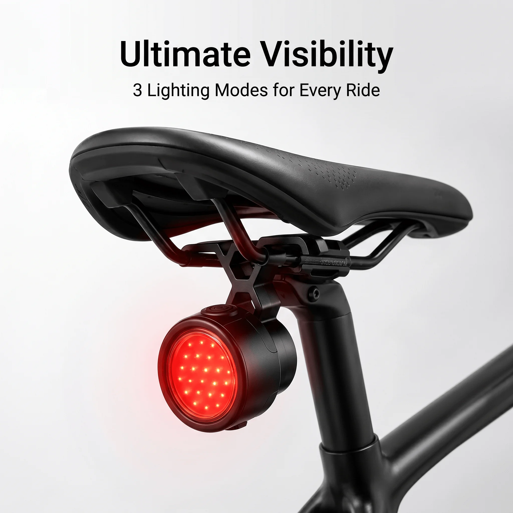 Bicycle Taillights Waterproof MTB Rechargeable Bike Lamp  Powered Warning Cycling Light 3 Modes Adjustable Headlight Rear Lamp