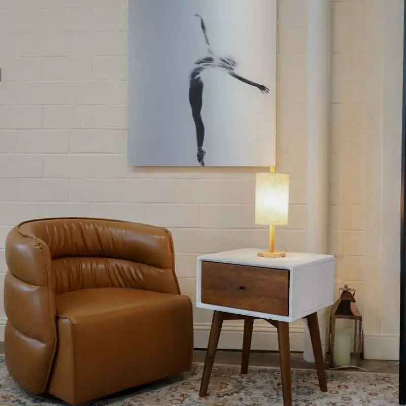 Ambiente estético lâmpada de luz iluminação sala estar papel rattan sombra moderna clássico lâmpada mesa villa sala estar quarto s