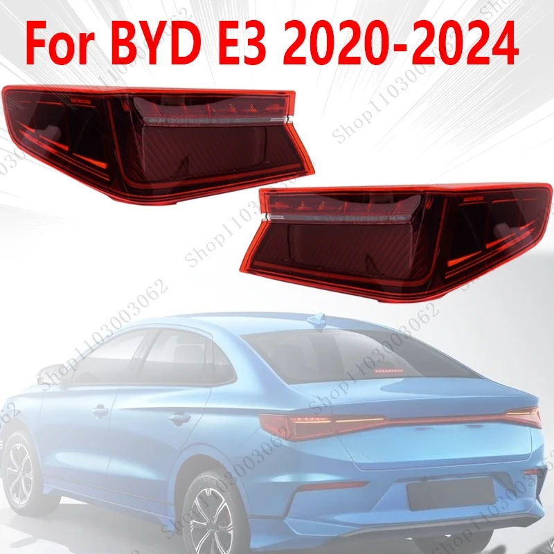 

Tail Light Assembly For BYD E3 2020 2021 2022-2024 Car External Rear Driving Light Turn Signal Brake Emergency Brake Stop Light