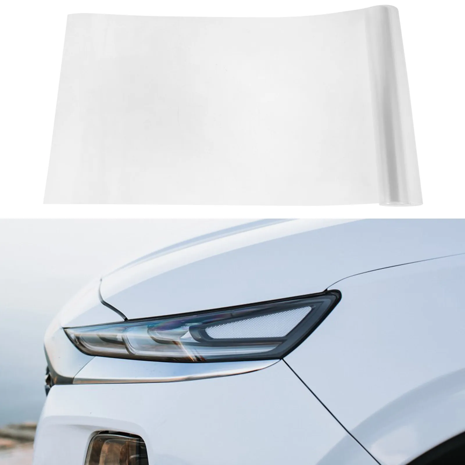 

Трехслойная пленка для тонировки фар автомобиля, водонепроницаемая, меняющая цвет, для оклейки фар, ПВХ