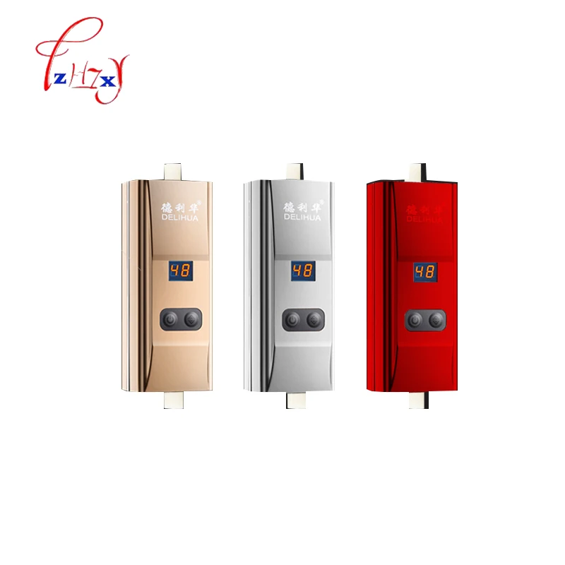 Instant Tankless Electric Water Heater Heating Faucet Shower bath Heater Bottom water flow inlet water Heater 220V 1pc