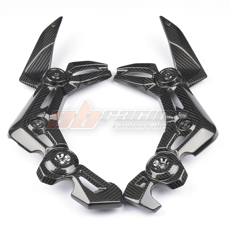 

Under Frame Side Panels Trim Fairings For Kawasaki Z900 2017-2019 Full Carbon Fiber 100%
