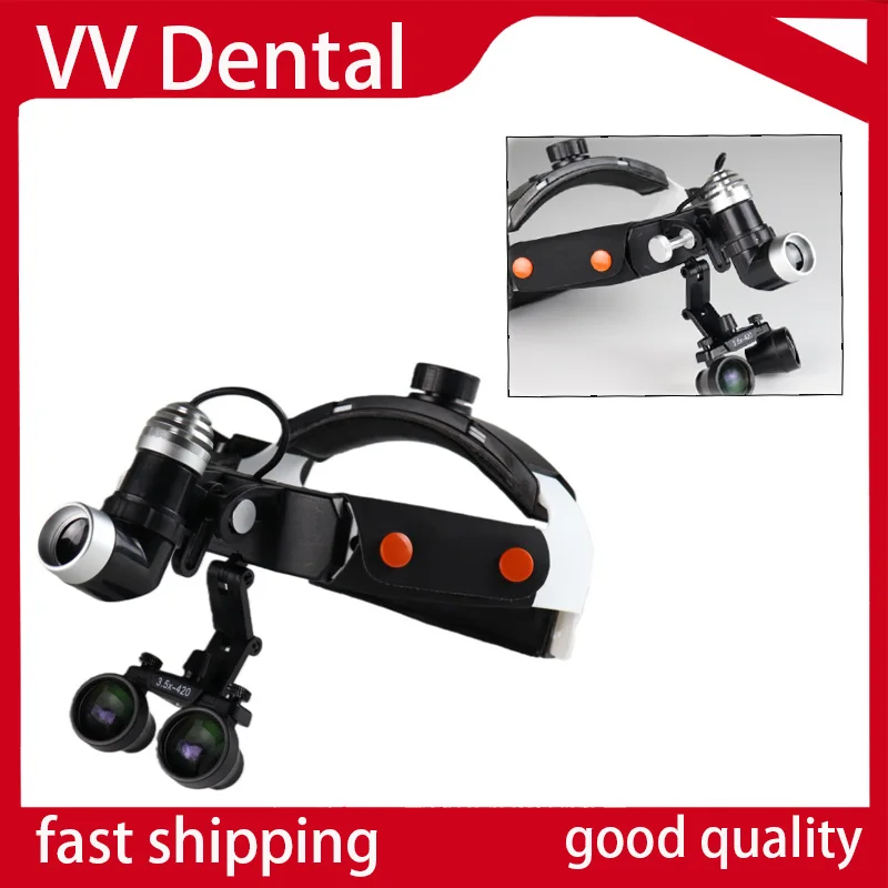 

Стоматологическое налобное увеличительное стекло, бинокулярные лупы, яркость, пятно, регулируемая стоматологическая лаборатория, 5 Вт, налобный фонарь для хирургических фар