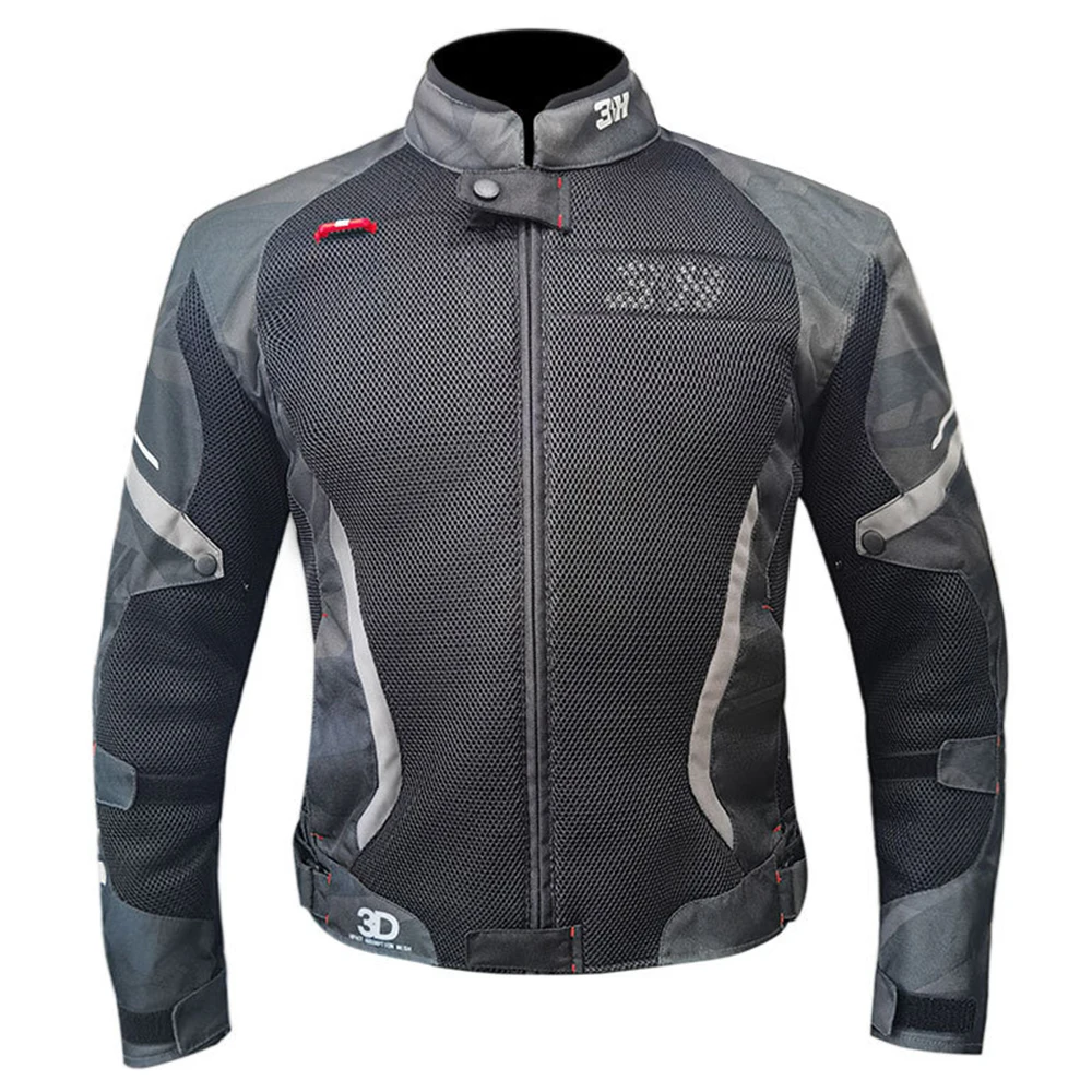 Men's Motorcycle Clothes Breathable Motorcycle Mesh Jacket Fall Prevention Leisure Cycling Clothes New Racing Suit Motion