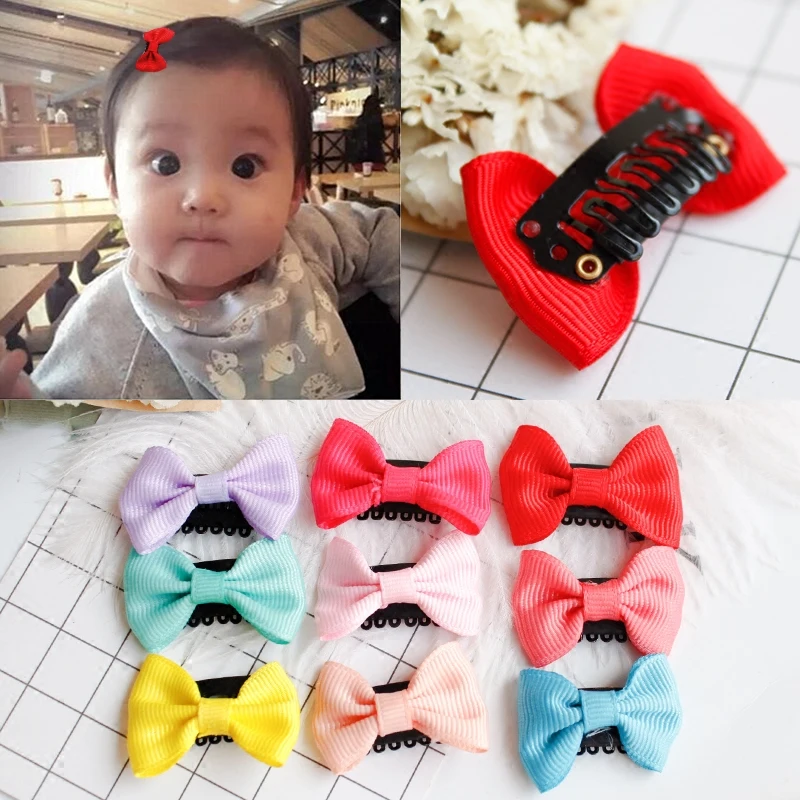 10PCS/Set Hair Clips for Kids Girls Bow Hairpins Children Cute Bowknot Headwear Hairclips Barrettes Ornaments Hair Accessories