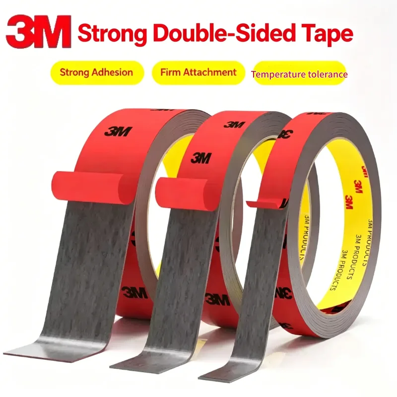 3M 5108 Starkes doppelseitiges Klebeband, hochviskoses Automobil-Klebeband, wasserfestes, spurloses Klebeband für Telefonhalter und Ornamente
