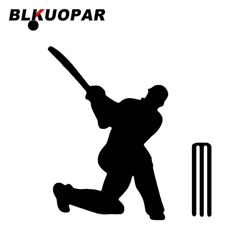 BLKUOPAR Cricket Player Creative Vinyl Anime Die-cut Scratch-Proof Sunscreen Laptop Refrigerator Decoration Car Accessories