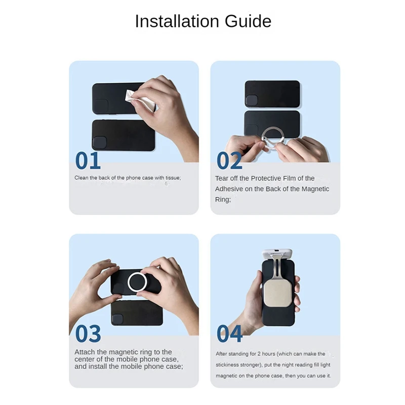 مصباح معلق من Eco Night Read Blue Light Screen Fill Light لهاتف Apple Iphone Magsafe #4