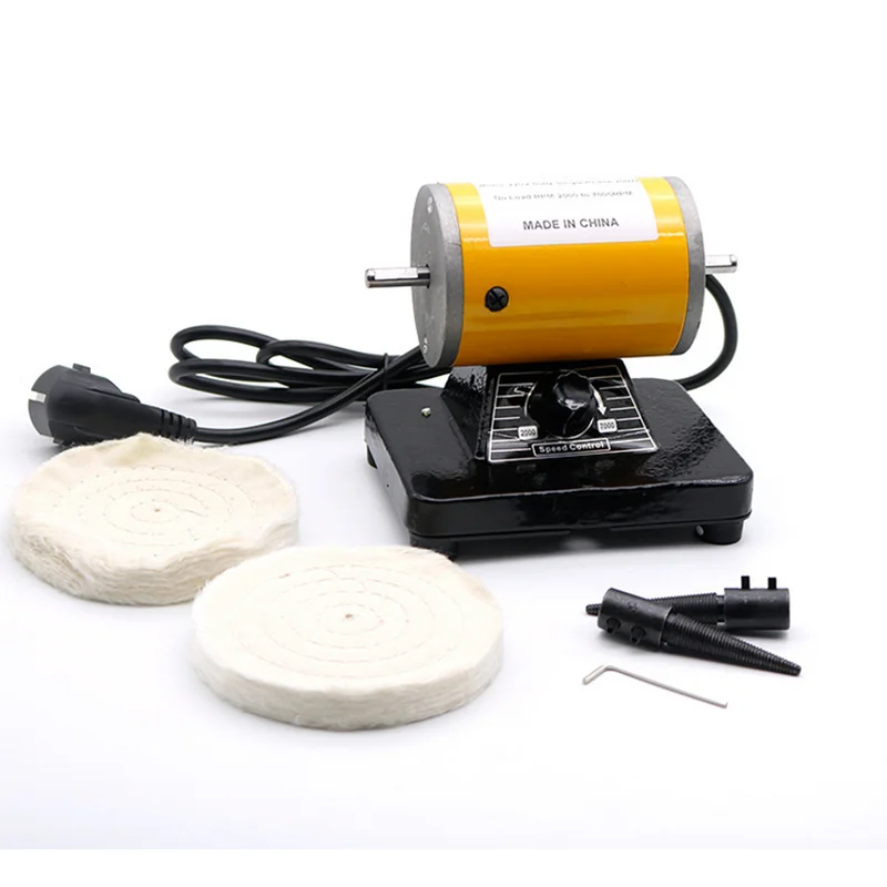 220v/110v 200w Dental Portable Polishing Machine Mini Adjustable Speed Lathe Bench Grinder Kit Dental Laboratory Equipment