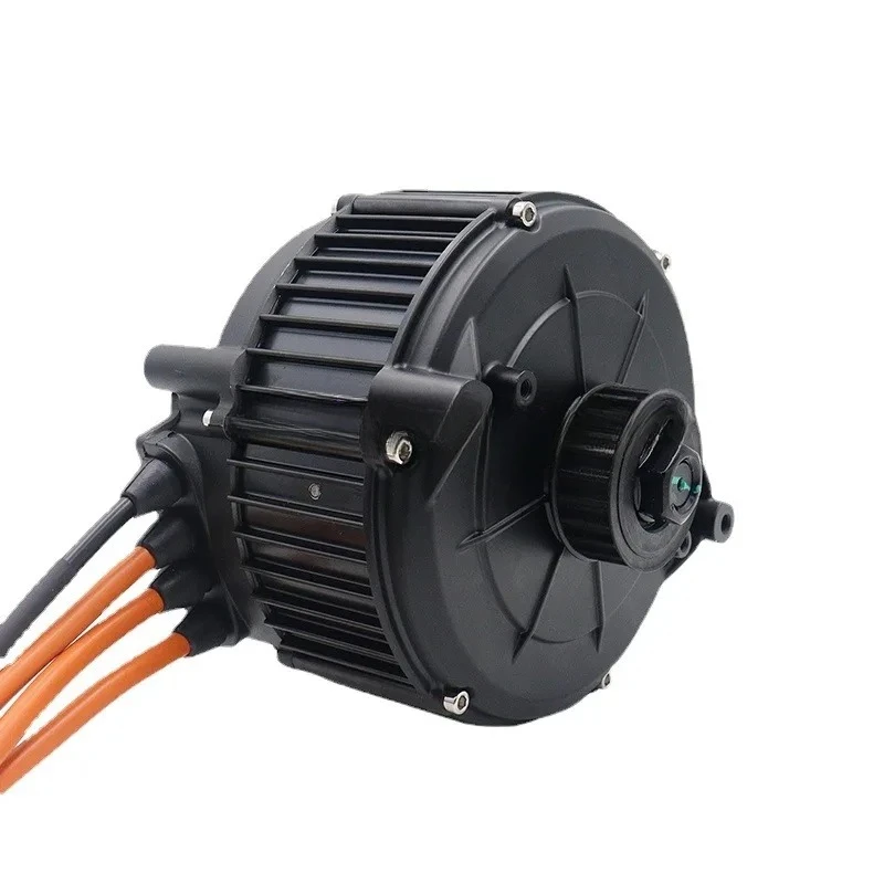 For QS165 5000W 35H V2 72V 90KPH IPM PMSM Mid Drive Motor Hall Type Encoder Type For High Speed Dirtbike Motorcycle