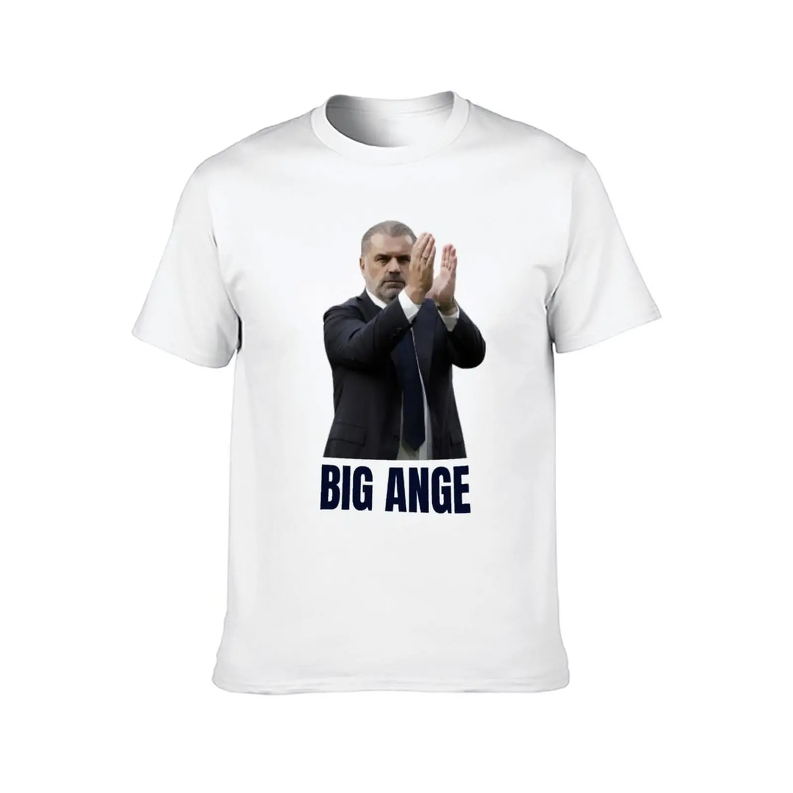 تي شيرت Big Ange Postecoglou تي شيرت رجالي من القطن الثقيل تي شيرت قطني #2