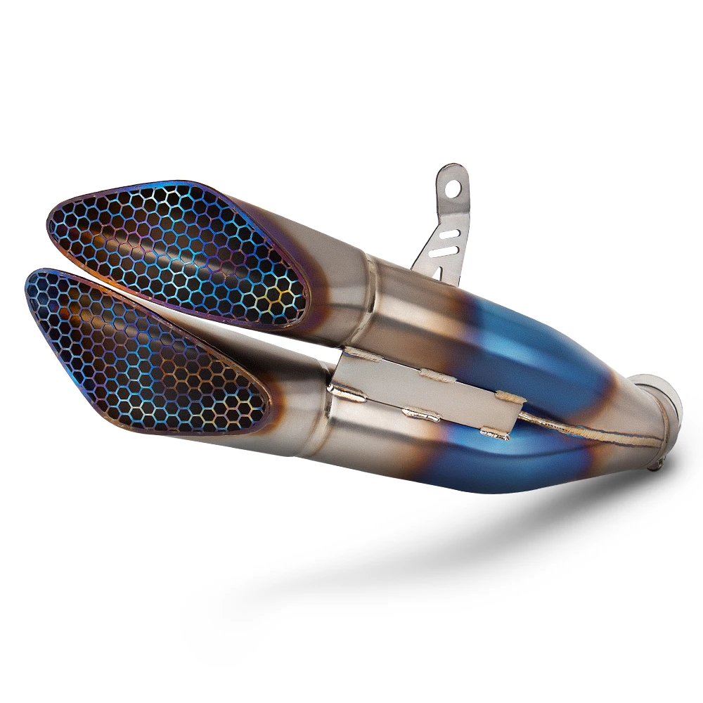 

Для Kawasaki Z900 GP Racer титановый сплав сотовый кованый выхлопной комплект мотоцикла без шнуровки гоночная линия побег мото