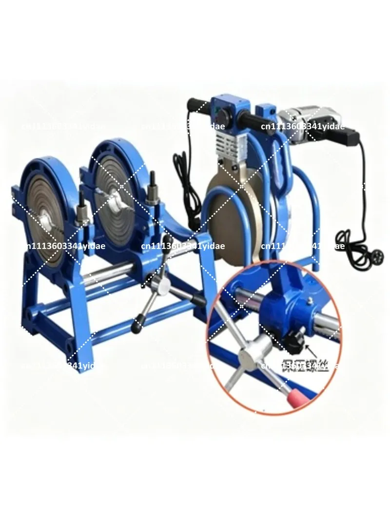 700W Fusion 63-200 Hand Push Butt Welding Machine for PE Pipe Hot Melt Welder Precision Tool