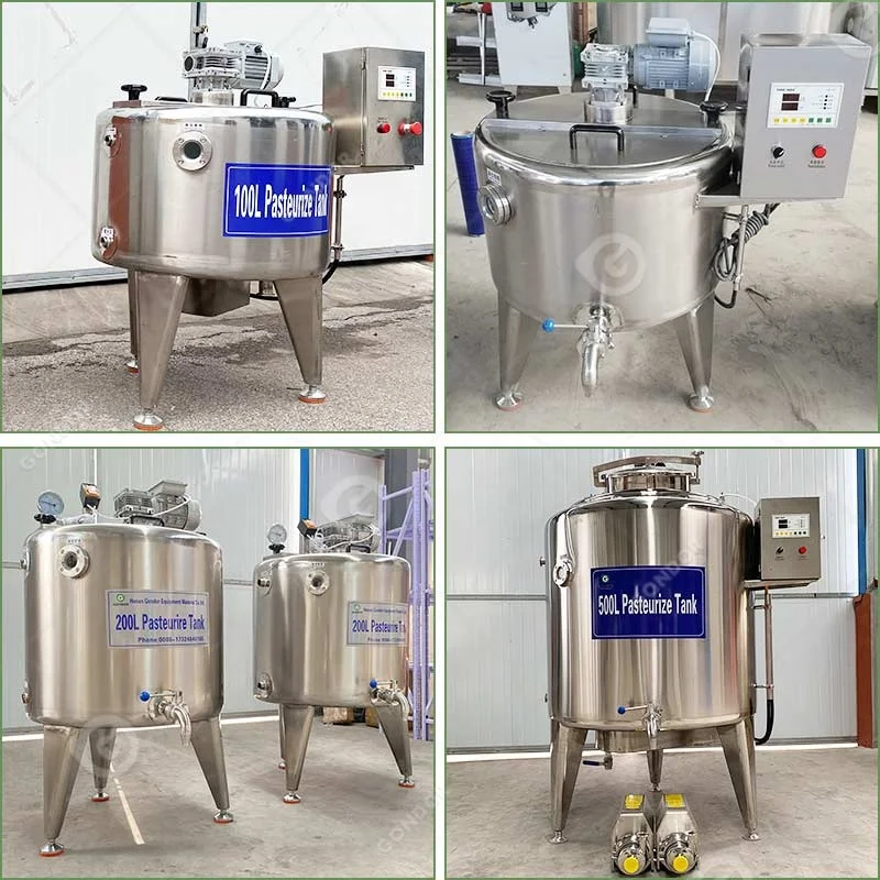 Substrate 150 L 500l Pasteurization 500 Liter Small Dairy Milk Pot Mushroom Machine Pasteurizer Tank