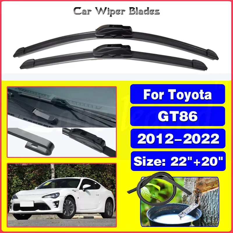 

Front Wiper Blade For Toyota GT86 ZN6 ZC6 ZN8 ZD8 86 For Subaru BRZ GR86 Scion FR-S 2012-2022 Windscreen Windshield Accessories