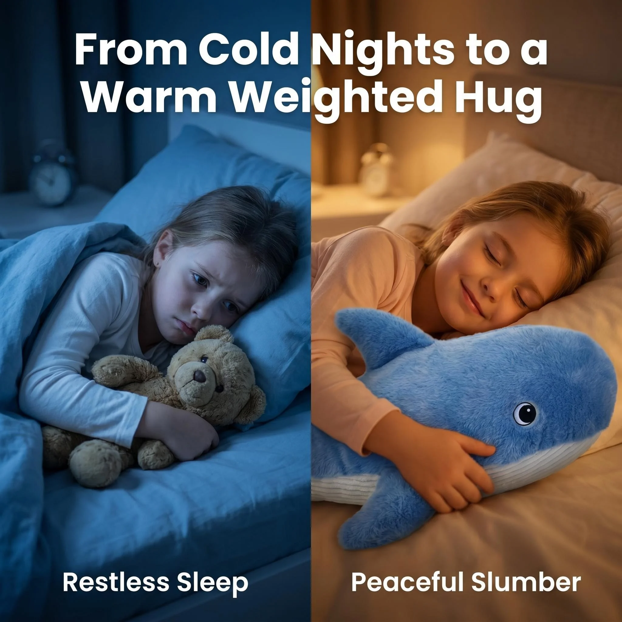 1kg 70cm Heavy duty Weighted Plush Toy Whale Microwavable Stuffed Animal Heating Pads for Stress Relief Coolable Stuffed Whale - view 4