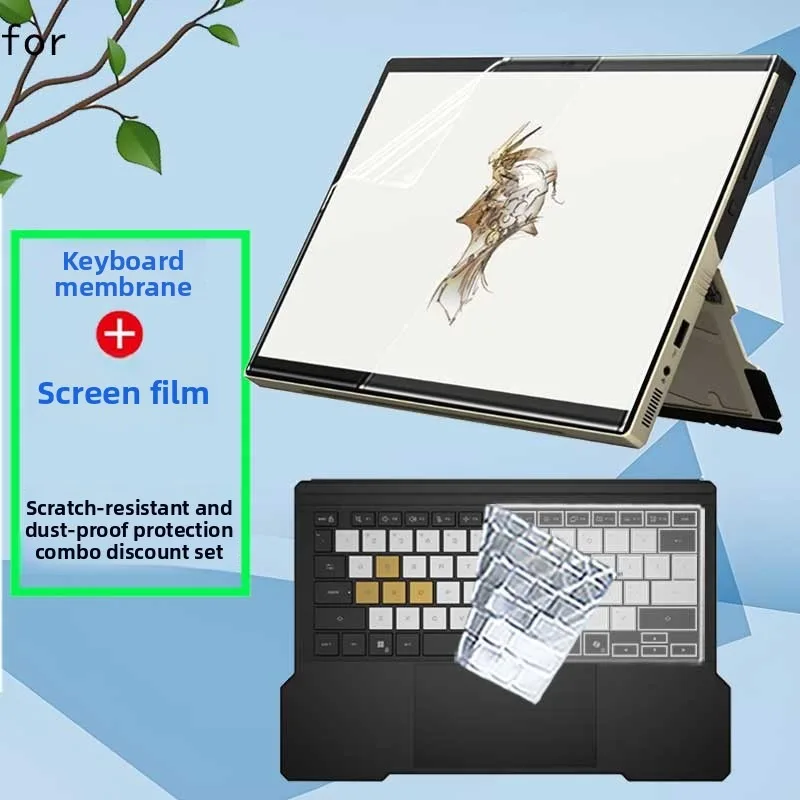 For ASUS ProArt PZ14 HT7407 laptop screen protective film keyboard film ultra-clear anti-glare and anti-blue transparent film