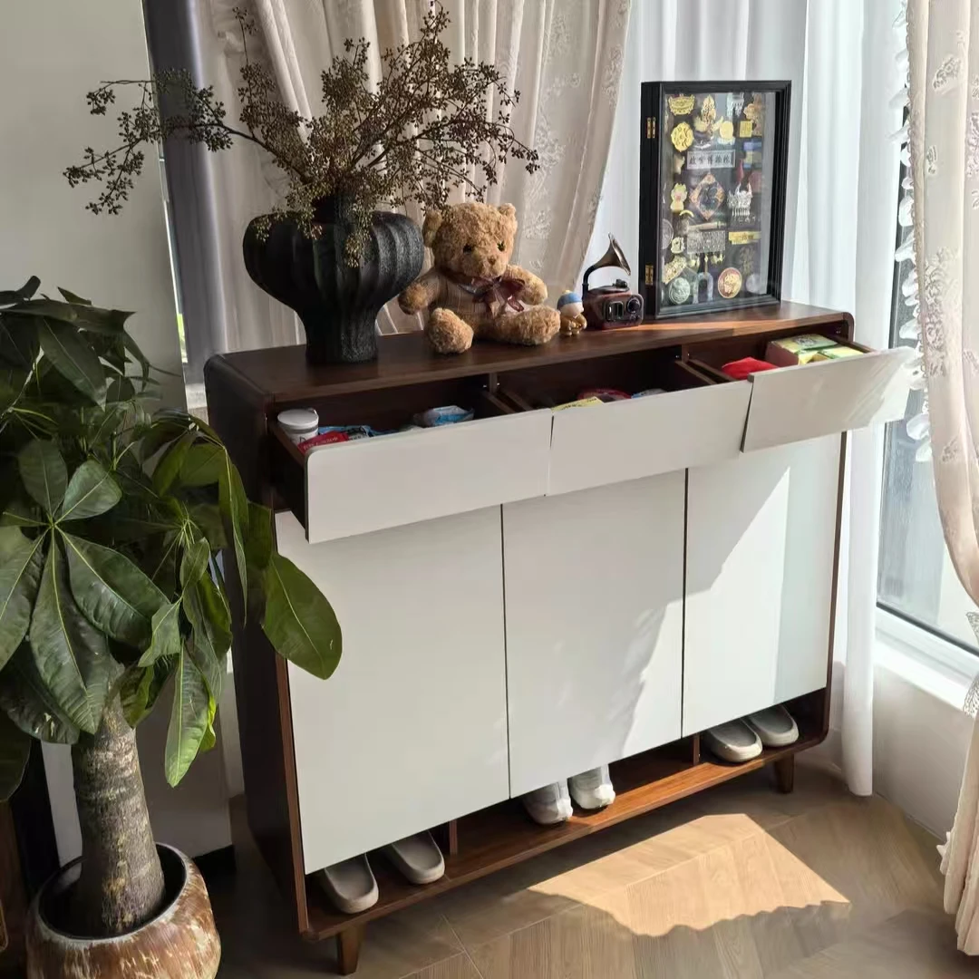 2026 New Minimalist Eco Friendly Modular Living Room Bedroom Entryway Floor Standing Shoe Storage Cabinet