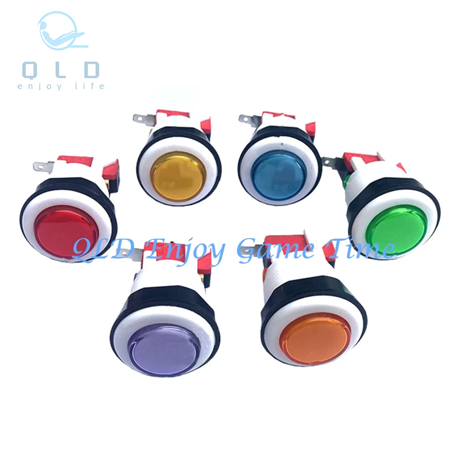 10PCS A4/P4 28mm Happ Style Push Button American Switcher For Video Tablero Arcade Game Vending Machine Slot Pinball Parts